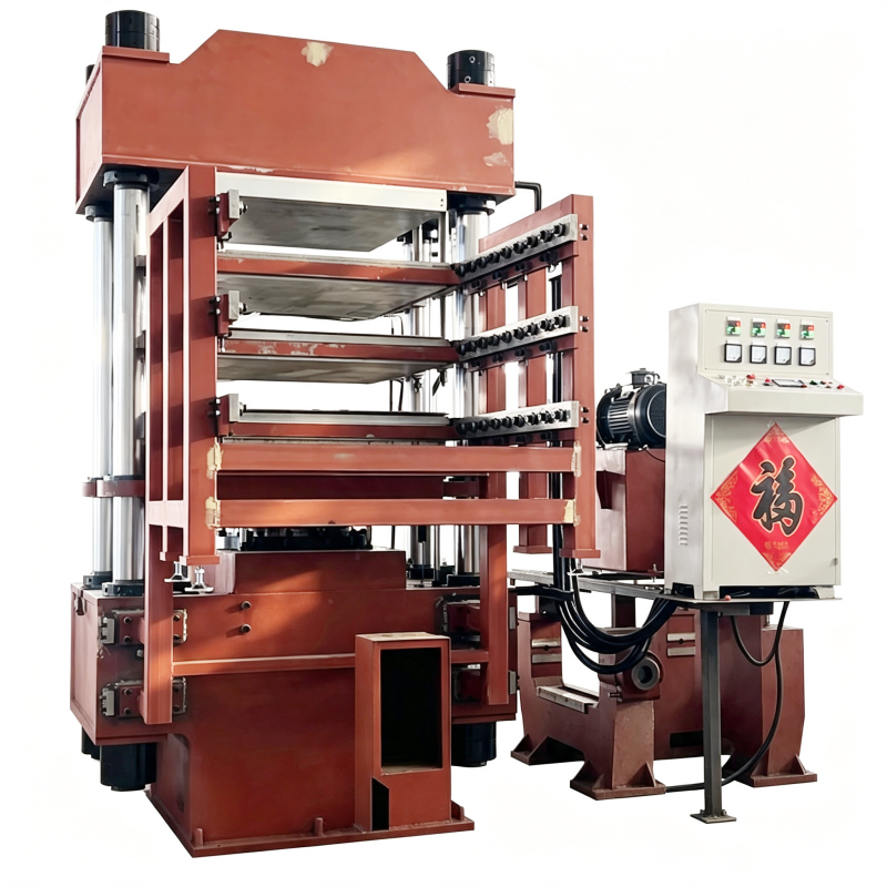500-ton 1200x1200x3 column type automatic push-pull vulcaniz
